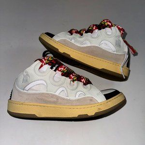 LANVIN #4 Size: 39 FM-SKRK11-DRAG-A20 Statement lace sneakers white